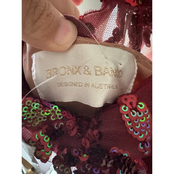 BRONX & BANCO  Tokyo Maxi Dress red Muliti AUs 6/ US2/ XS - Picture 11 of 11